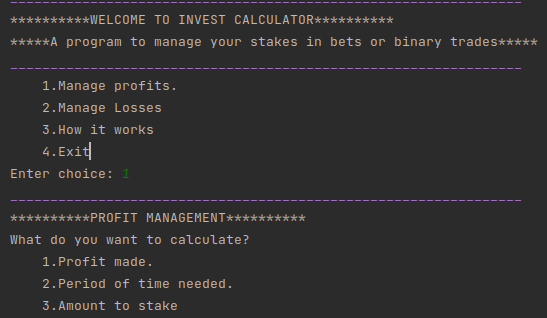 Invest Calculator